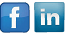 facebook linkedin logos